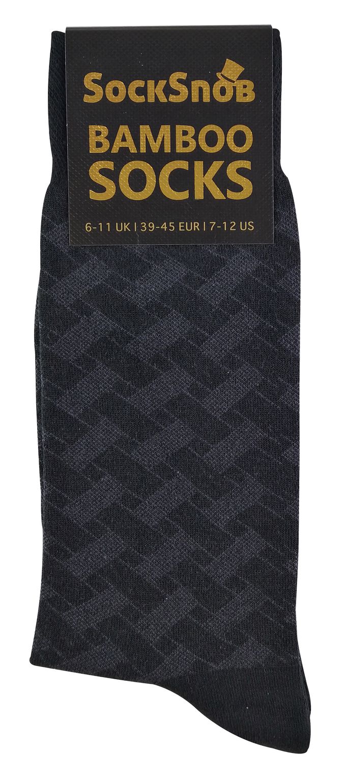 Sock Snob - Gedessineerde bamboe sokken voor heren - Stijl 14