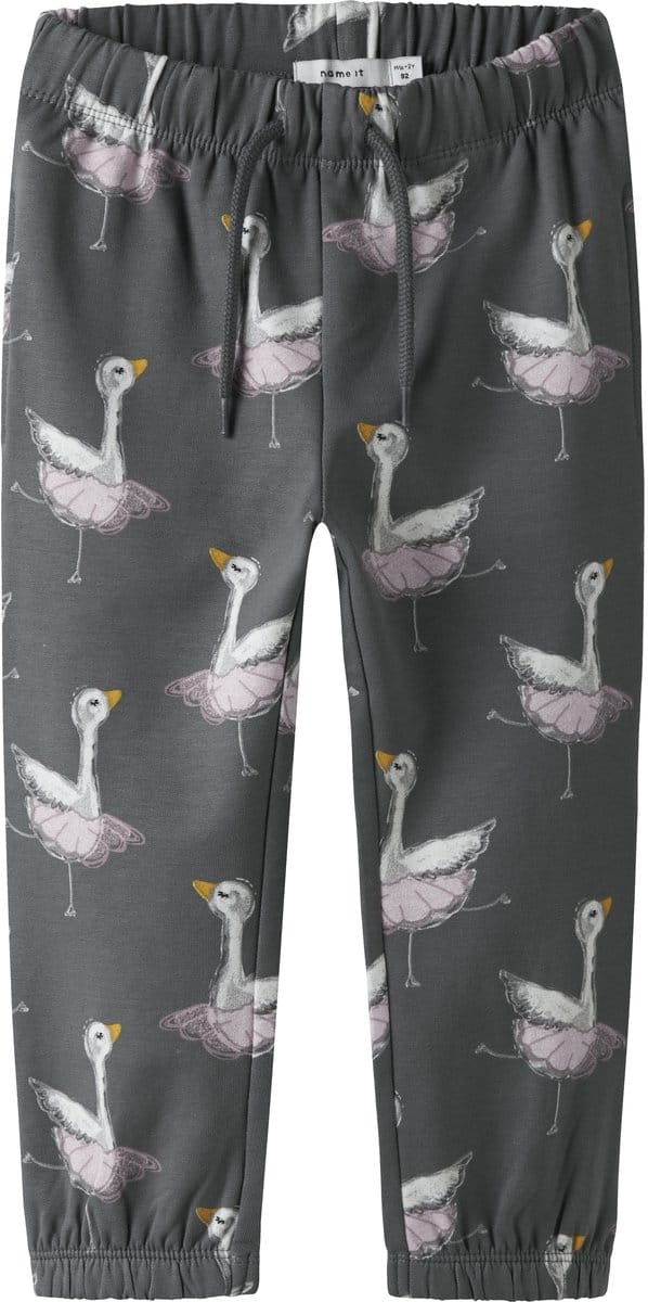 NAME IT - NMFSWANA SWEAT PANT BRU - Meisjes - Broeken