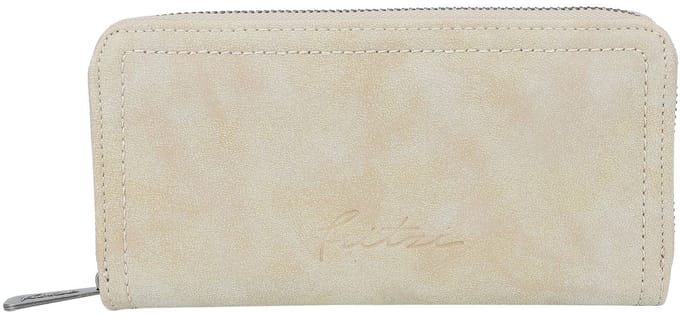 Fritzi aus Preußen portemonnee Nicky Vintage Wallet Sand beige