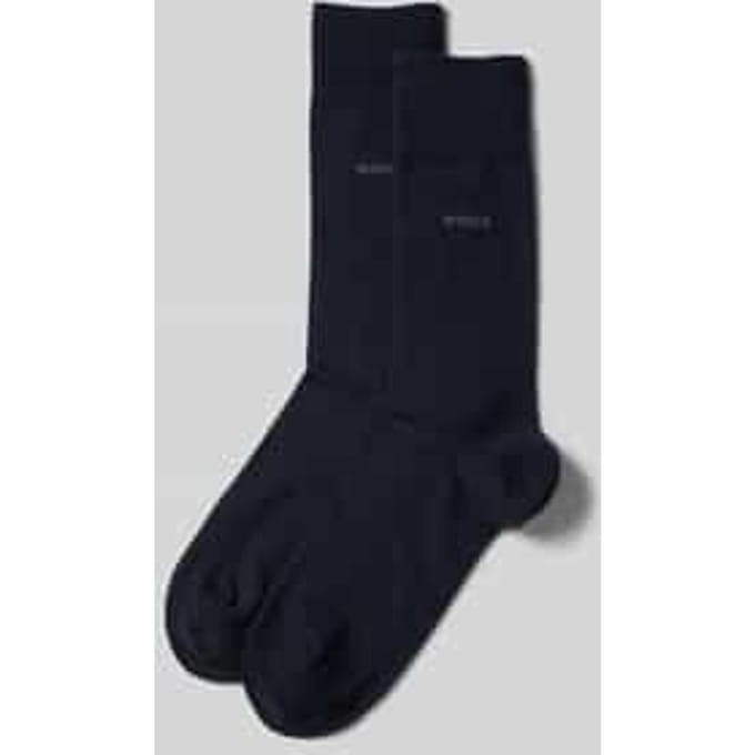BOSS Sokken 2-Pack Navy - Maat 39-42 - Heren - Enkelsokken