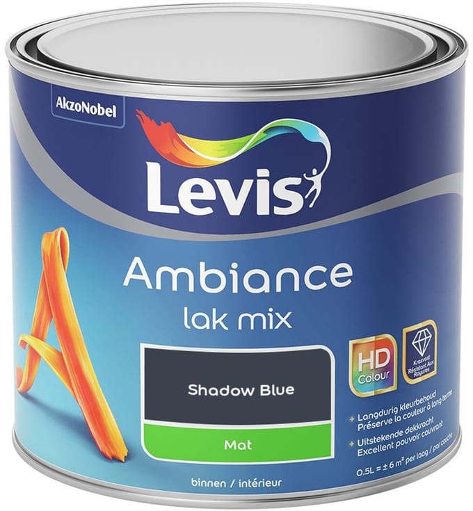 Levis - Ambiance Lak Mat Mix - Shadow Blue - Mengverf - 0,5 L