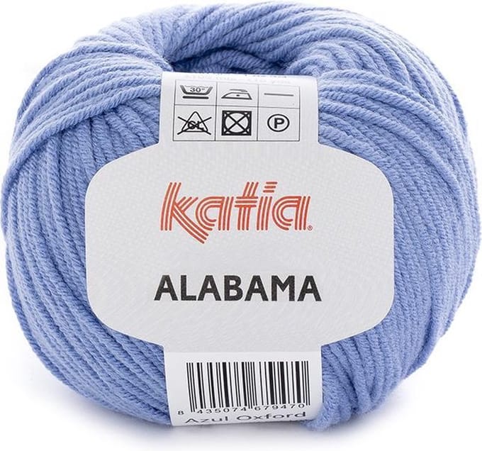 Katia Alabama - 14 lichtblauw - Katoen/Acryl Garen