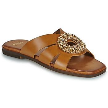 Slippers Exé Shoes 565-NAXOS-LEATHER-TAN