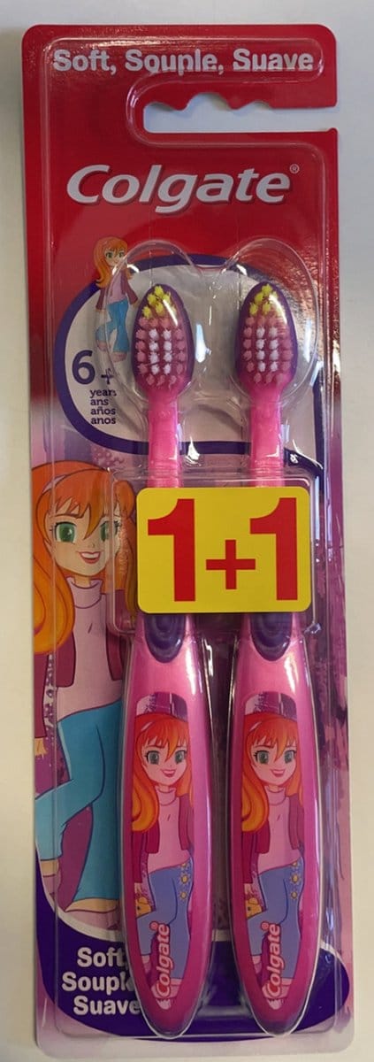 Colgate - Kids - Vanaf 6 jaar - Soft - Tandenborstels - Lady Girly - DUO PACK