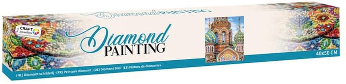 Grafix Diamond painting Rode plein