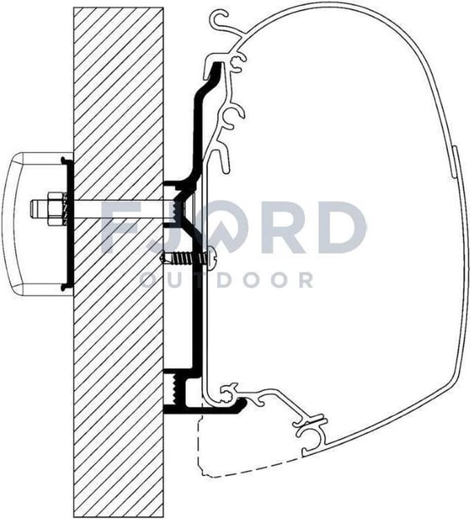 Thule Burstner Adapter 2017