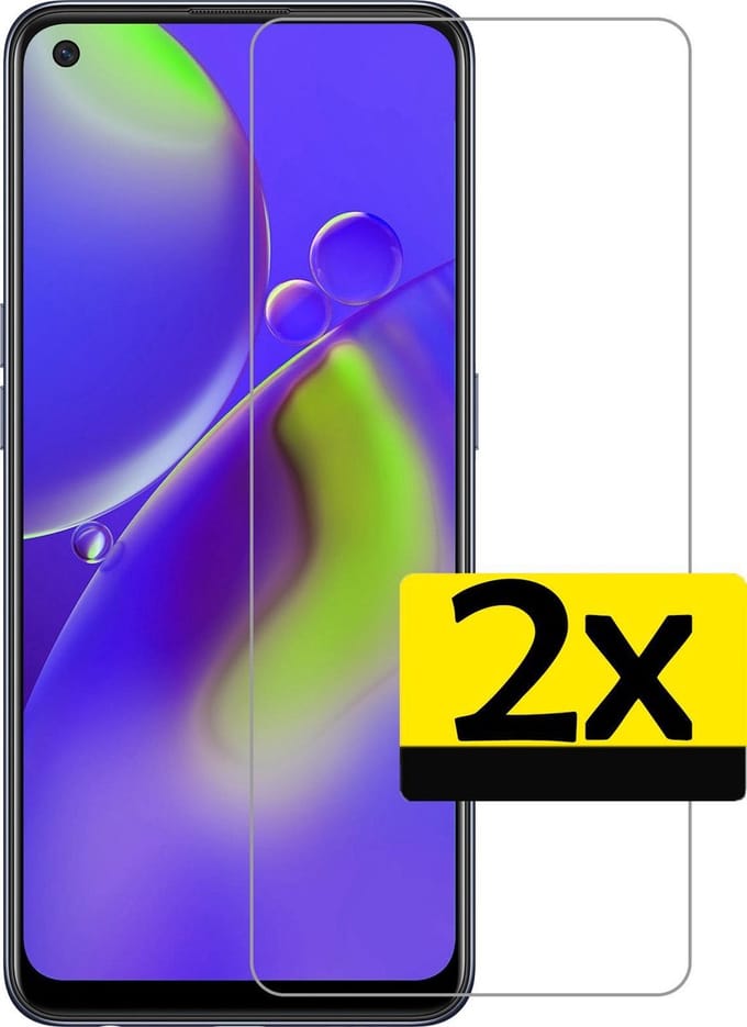 Screenprotector - Geschikt voor OPPO A74 4G - 2 Stuks - Extra Sterk - Beschermglas - Gehard Glas - Tempered Glass - Screen Protector
