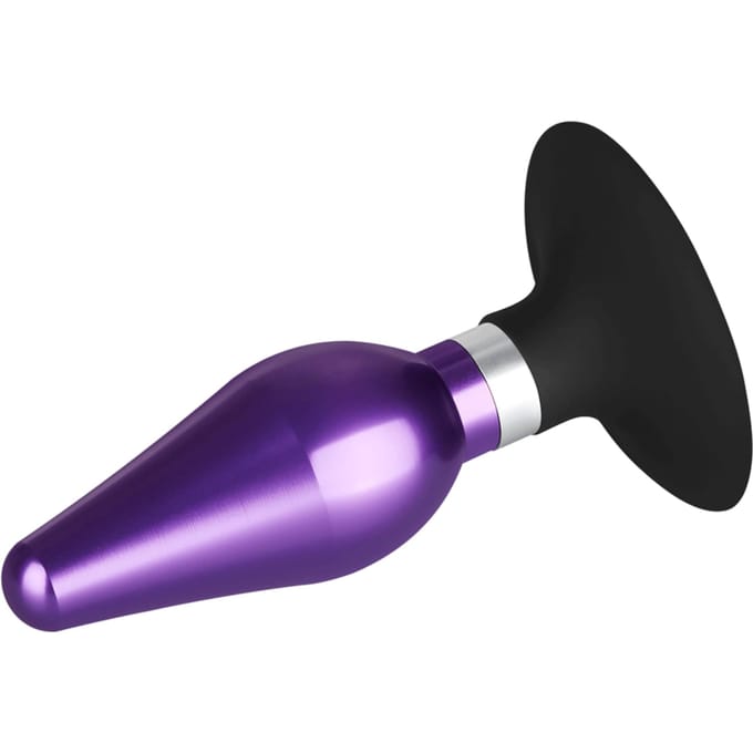 RVS plug met siliconen zuignap, 11 cm