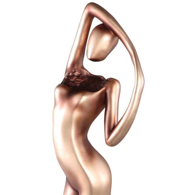 PTMD - Beeld Leonne - Goud - 20.5x19.5x92cm