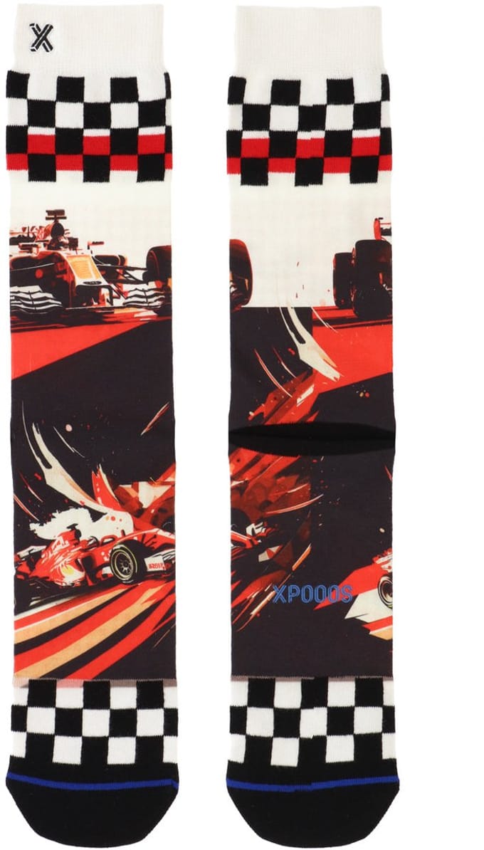 XPOOOS - Grandprix Heren Sokken - 1-Pack - Maat 43-46