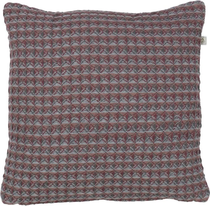 Dutch Decor AINA - Kussenhoes bordeaux 45x45 cm - rood - met rits