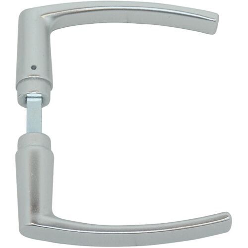 AXA deurkruk blok Aluminium (Set)