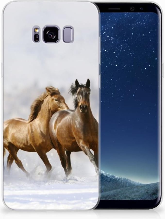 Samsung Galaxy S8 Plus TPU Hoesje Paarden
