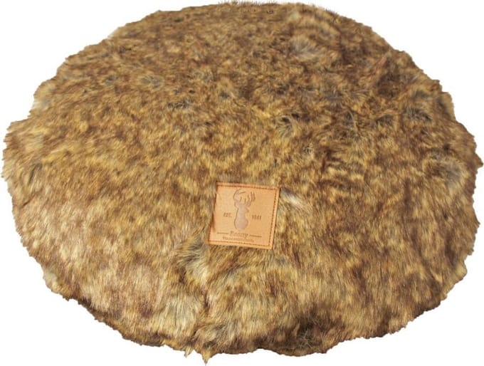 Boony Est. 1941 Rotan Ligkussen Rond - Grizzly Brown - Ø 45 cm