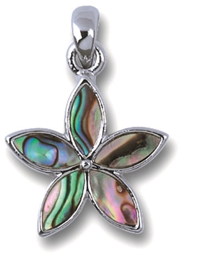 Hanger Bloem met paua schelp