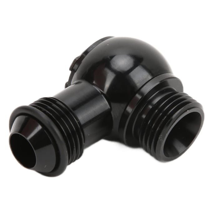 8AN Banjo Adapter naar ORB?8 34 UNF Banjo Bout Assemblage Aluminium Rubber Zwart Auto Onderdelen black