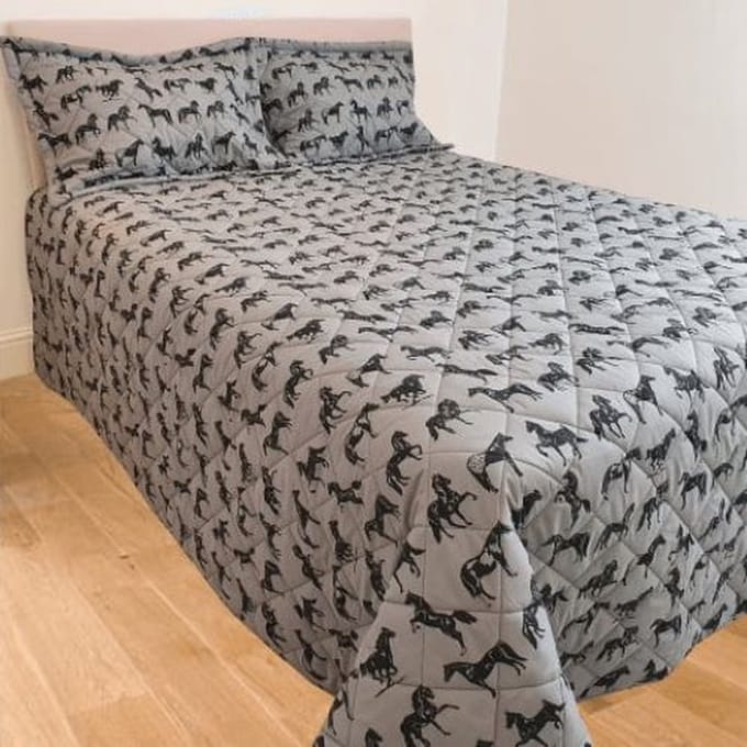 Bedsprei Paard Tweepersoons 240 x 260 cm Zware kwaliteit.