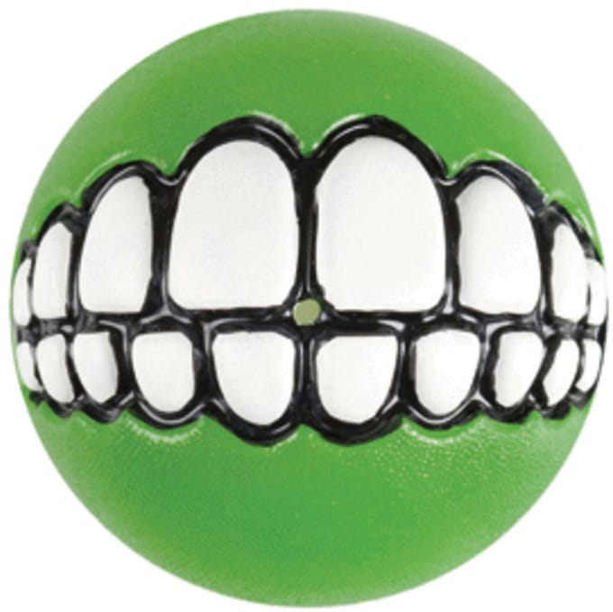 Rogz Grinz Treat Ball Small - Hondenspeelgoed - Lime S