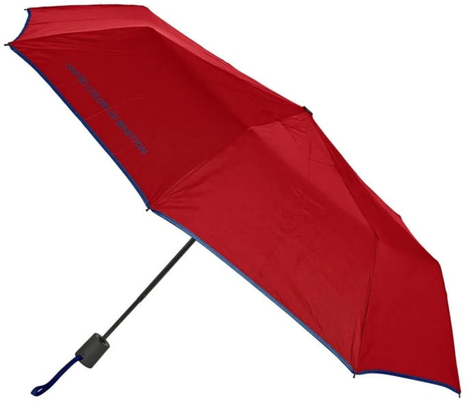 Opvouwbare Paraplu Benetton Rood (Ø 93 cm)