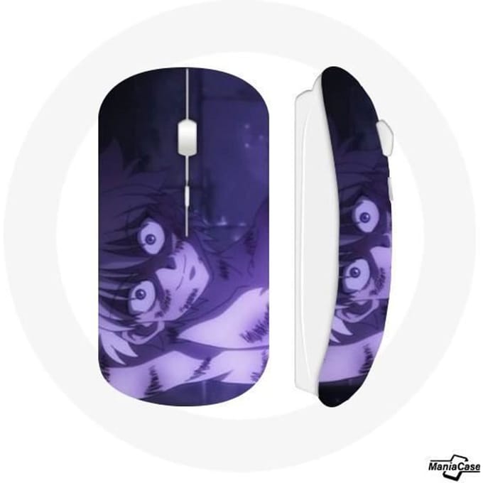 Souris Sans Fil - MANIACASE - Killua Zoldyck - Violet - Compatible Mac et PC - Wi-Fi
