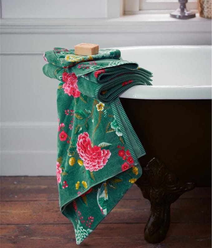 Pip Studio Good Evening Badhanddoek - Groen
