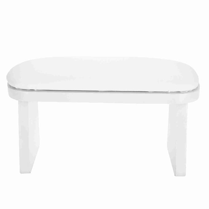 Coussin Repose-Mains Manucure Nail Art pour Repose-Bras Salon de Manucure Blanc