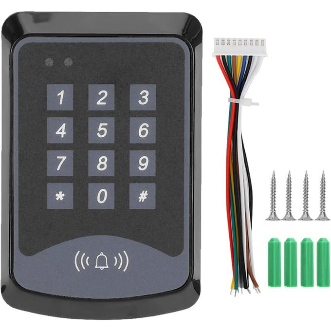 Wachtwoord Toegangscontroller Systeem Deur ID Kaartlezer Beveiligings Toetsenbord Machine gray