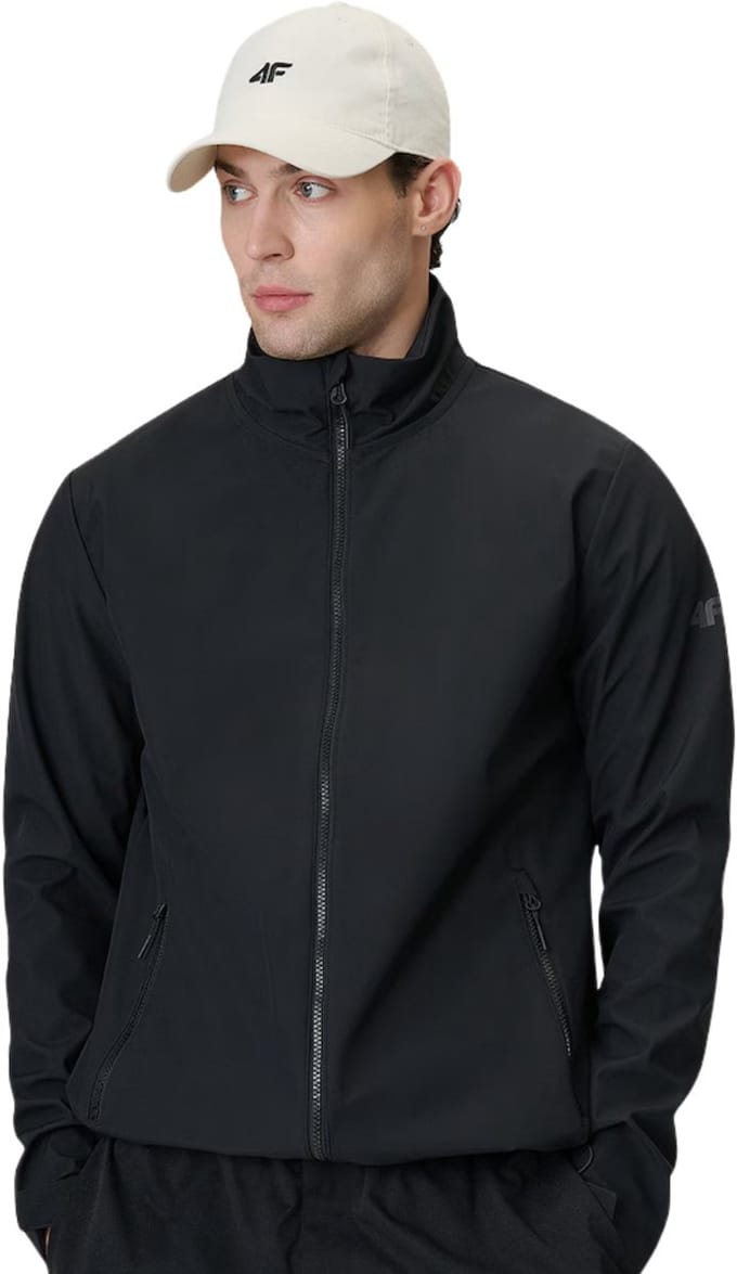 4F Jas Heren softshell Zwart - Maat M