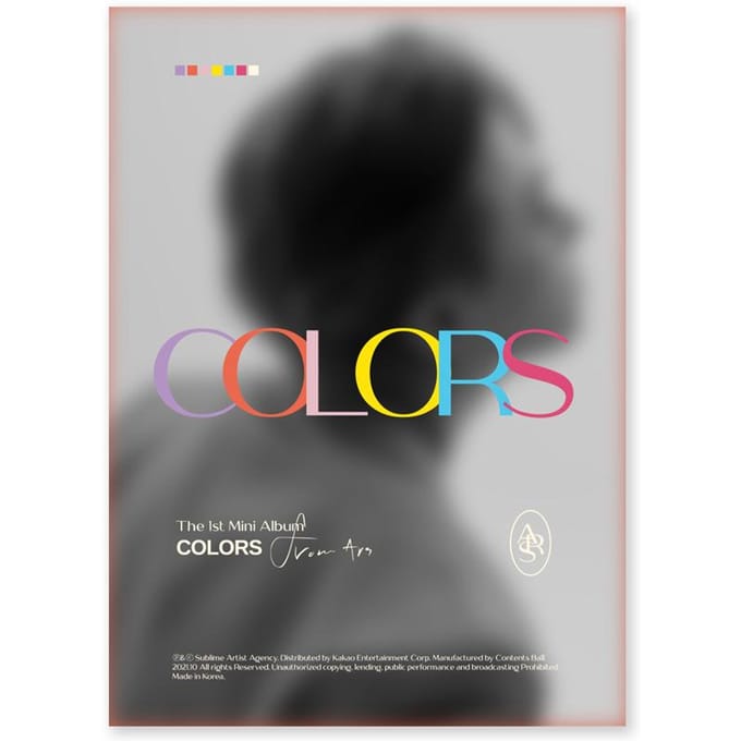 JEUNE JAE(GOT7) COULEURS du 1er Mini Album d'Ars Random ver. gray