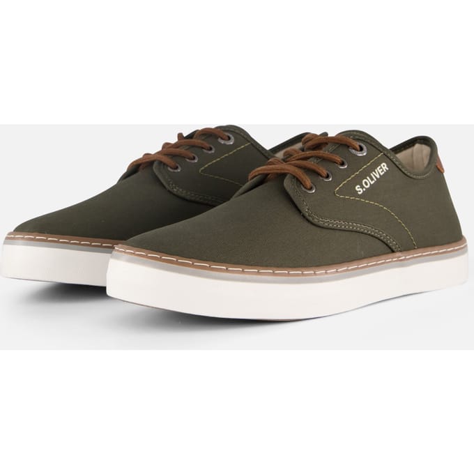 S.Oliver S. Oliver Sneakers groen Suede