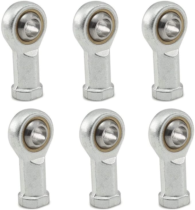 Allecto - 6 Stuks Scharnierende Lagers - Universeel Gewricht M8