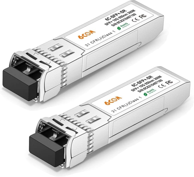 Netwerk Transceivers - SFP+ Module - Snelle Dataverbinding - Plug and Play - Tot 300M - Zwart