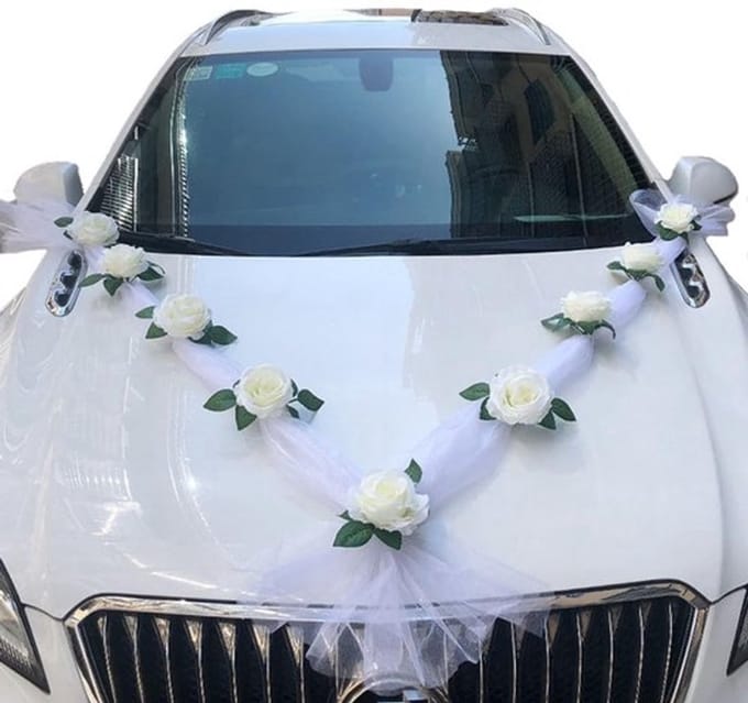 Allecto - Autoversiering - Bruiloft Decoratie - Romantische Sfeer