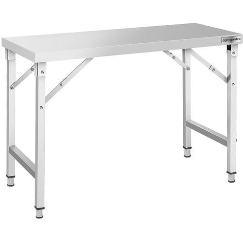GGM Gastro Edelstahl Arbeitstisch - klappbar - 1400x700mm