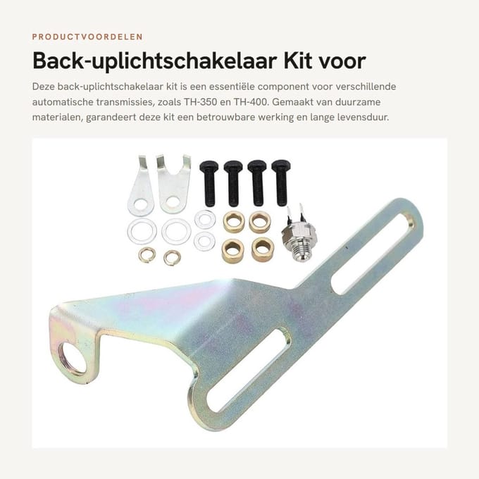 Dailygoods - Back-uplichtschakelaar Kit voor Automatische Transmissies