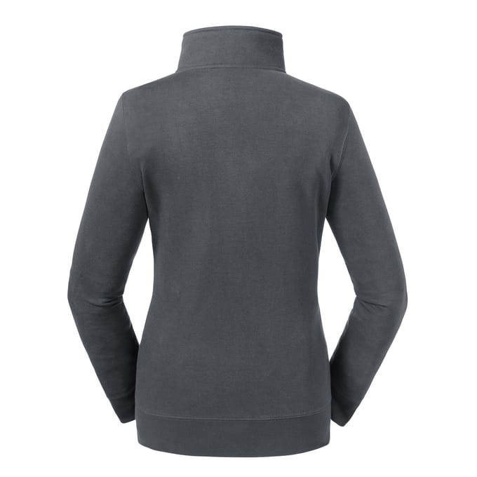 Russell Dames/dames Authentieke Sweat Jacket (Convoy Grijs Effen)