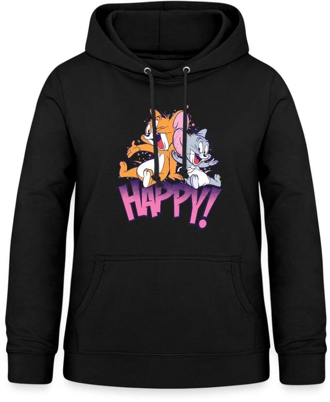 Tom En Jerry Met Nibbles Hoodie Dames