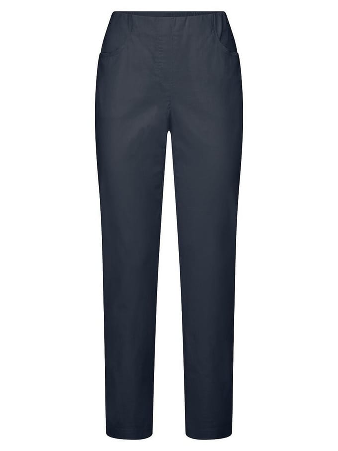 Enkellange Slim Fit-broek Van Peter Hahn blauw