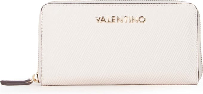 VALENTINO Portemonnee Posillipo Zip Around Wallet Ecru Beige