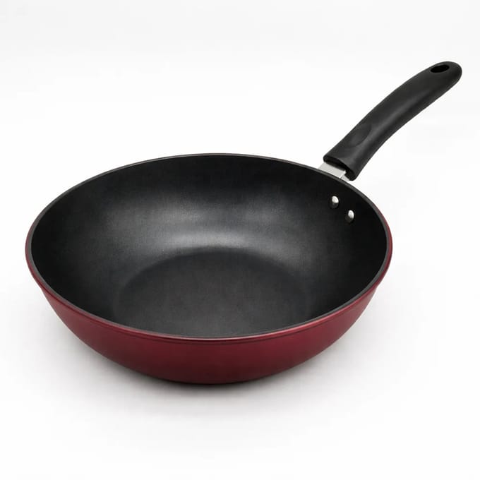 Kadirelli Wokpan - 32cm - Rood - PFAS-Vrij