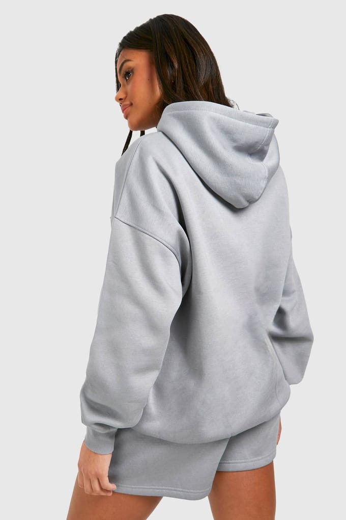 Dames Dsgn Studio Zelfstof Applique Sweat Short | Light Blue | Maat: Small