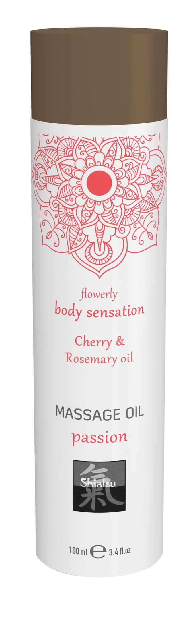 Shiatsu - Erotic Massage Olie - Kersen & Rozemarijn