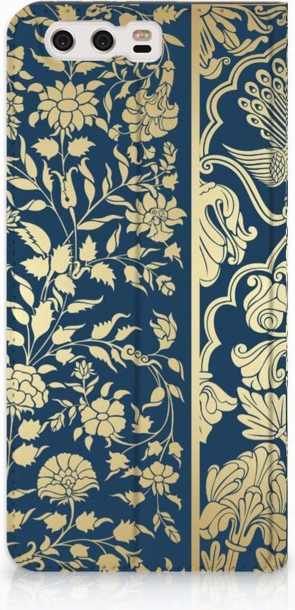 Huawei P10 Plus Smart Cover Beige Flowers