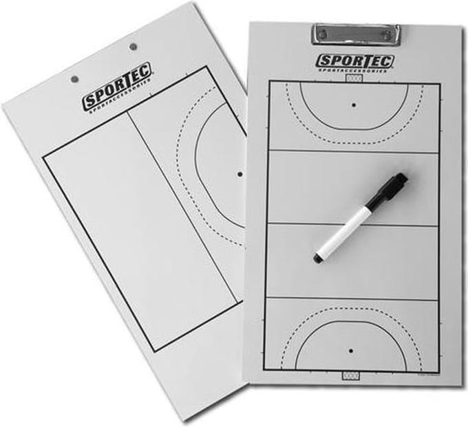 Sportec - Coachbord Hockey met clip