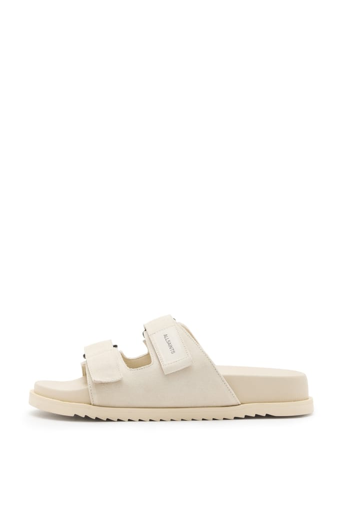 AllSaints Vex Sandal Chalk White Größe: 46 | Flip-Flops Outlet | Herren | Weiß