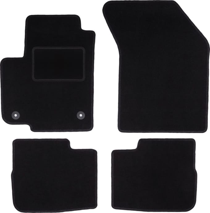 Zwarte veloursmatten voor: Suzuki SX4 I hatchback (2006-2014)