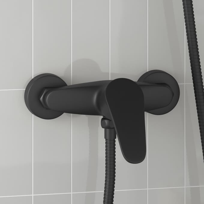 vidaXL - Douchemengkraan - Zwart - G - 1 - / - 2 - inches