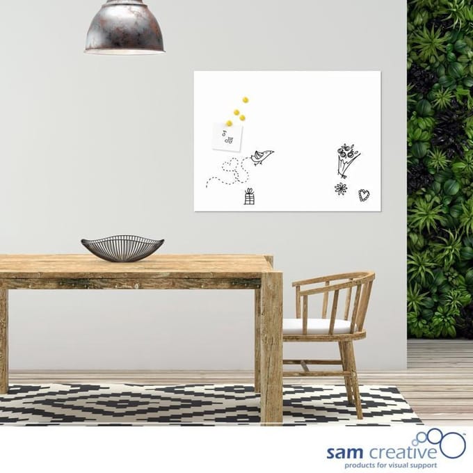 Sam Creative Whiteboardfolie Frameless - 60x90 cm - Whiteboard