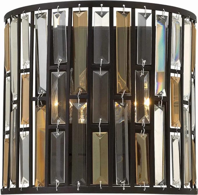 Hinkley LED Wandlamp Gemma | 2X E14 Max 60W | Vintage Bronze