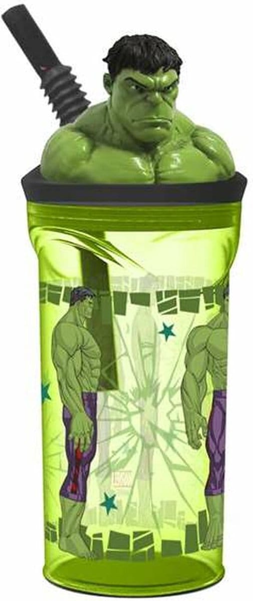 Waterfles The Avengers Force Hulk Plastic 360 ml